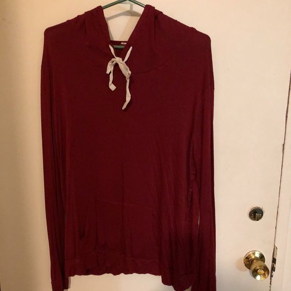 NABER MAROON HOODIE - Picture 1 of 3